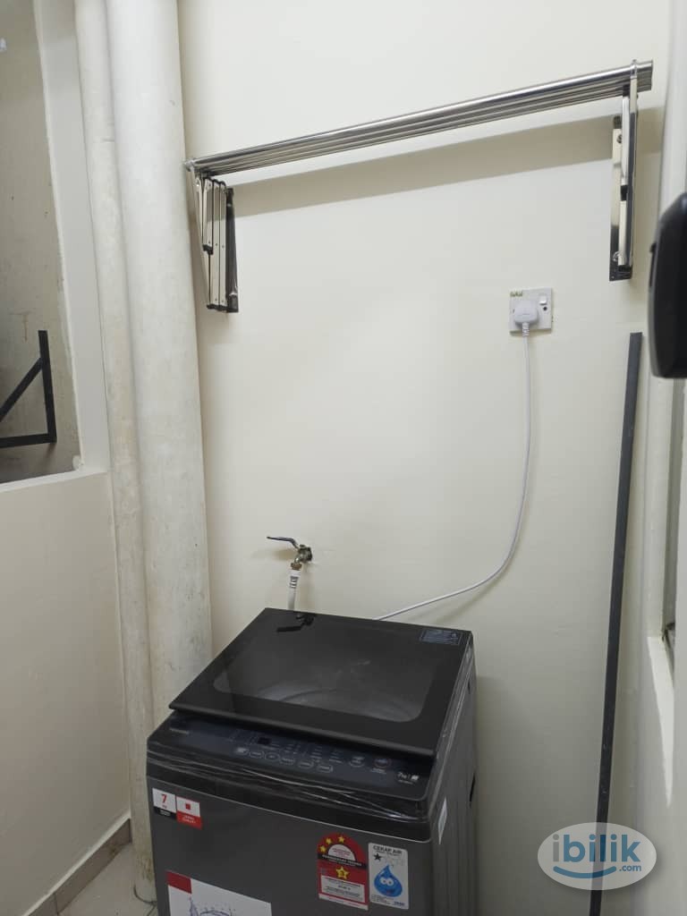 Image 1 of ‼️NEAR LRT ⭐️ Single Room Fully Furnished @ NEW Aircond Wardrobe Table Chair Mattress, CASA SUBANG, USJ 1, Subang - Room rental in 