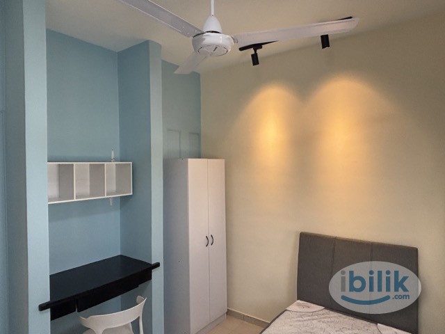 Image 3 of ‼️NEAR LRT ⭐️ Single Room Fully Furnished @ NEW Aircond Wardrobe Table Chair Mattress, CASA SUBANG, USJ 1, Subang - Room rental in 