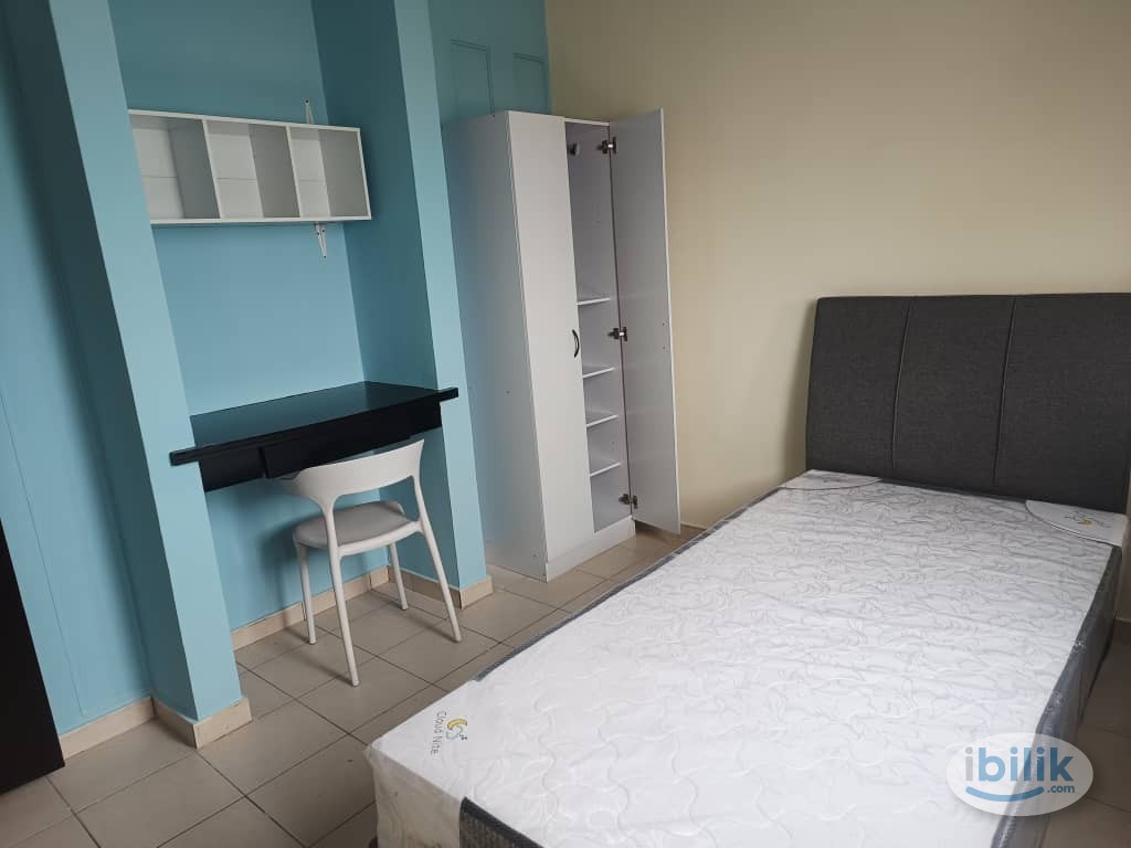 Image 4 of ‼️NEAR LRT ⭐️ Single Room Fully Furnished @ NEW Aircond Wardrobe Table Chair Mattress, CASA SUBANG, USJ 1, Subang - Room rental in 