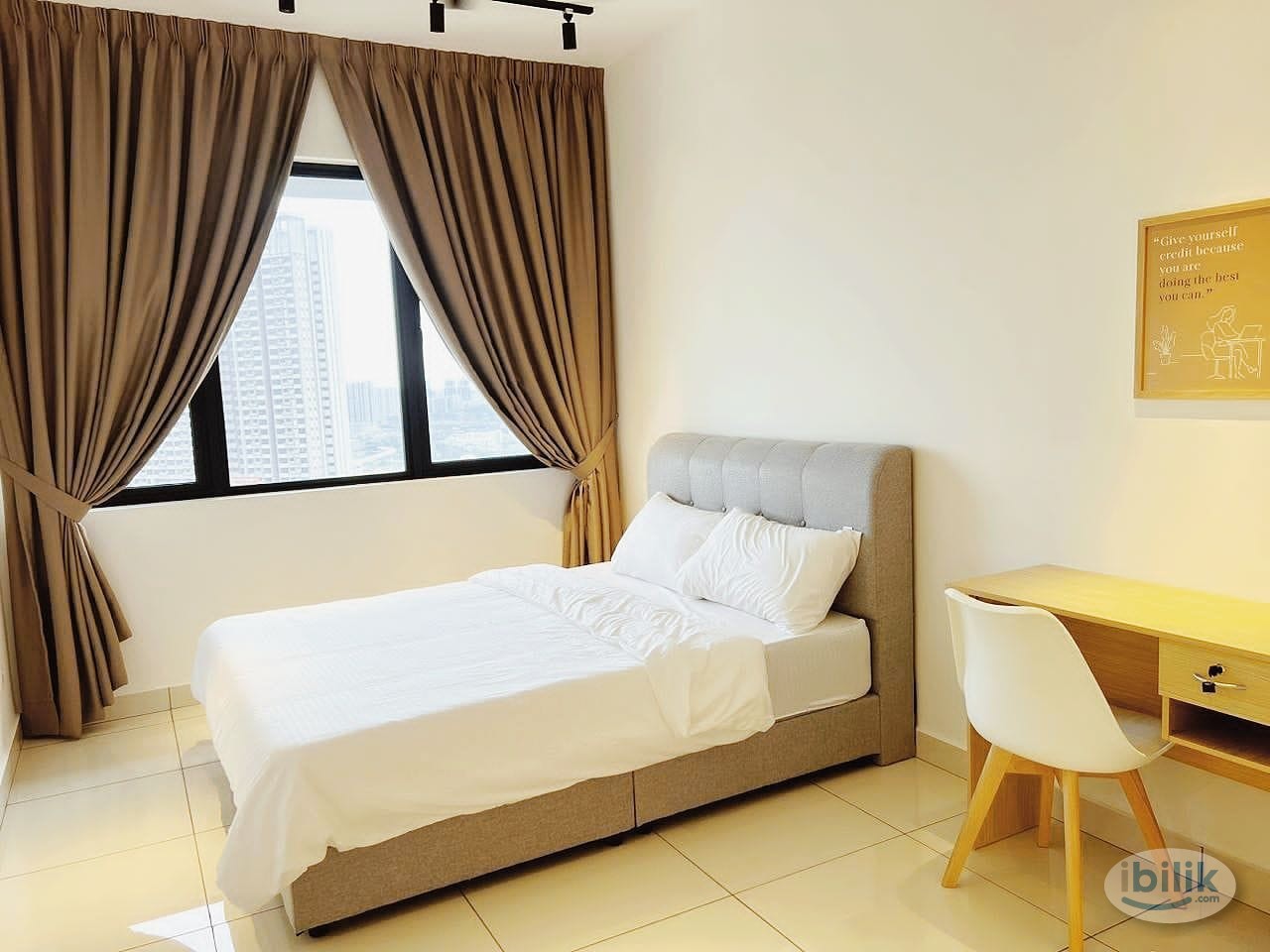 Image 1 of Queen Bed Middle Room Sentul Point Suite Apartments, Sentul 5mins to MRT Free Utilities - Room rental in 