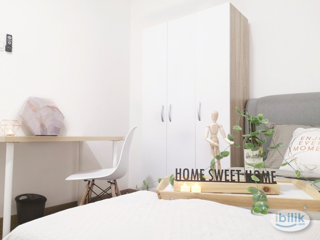 Image 2 of 【FEMALE UNIT】Single Room RM 700 Fully Furnished Air-Cond Room, Utilities included at Sentul, Kuala Lumpur - Room rental in 