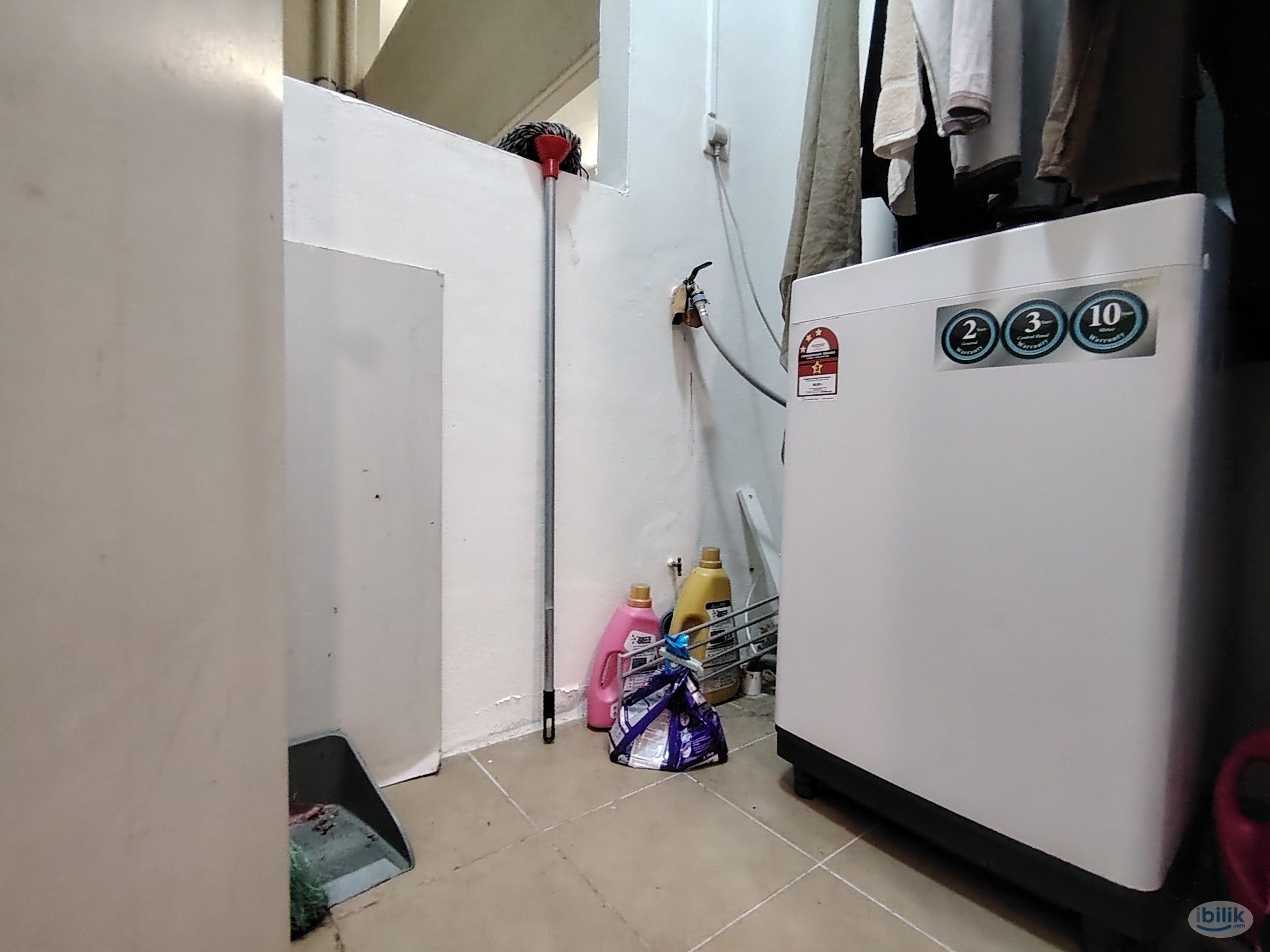 Image 5 of (Muslim Female Unit)FULLY FURNISHED Vista Wirajaya 2 @ PV9 Pv9 -2 single bed Master Room @ WIFI for Rent,Taman Melati,Setapak - Room rental in 