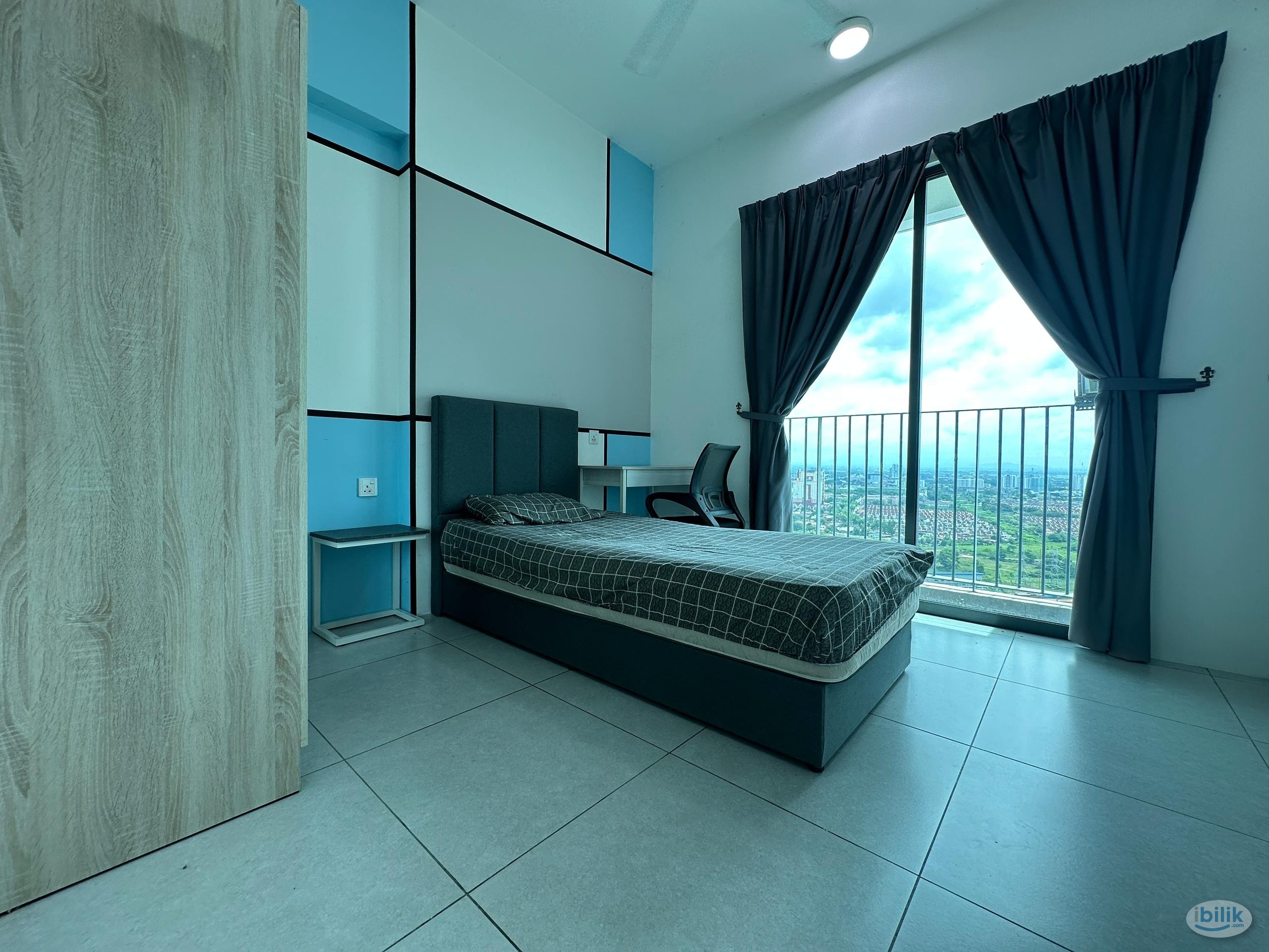 Image 5 of Cozy Single Bedroom with balcony  @ Meritus Residensi, Perai (nearby Mydin/Megamall) - Room rental in 