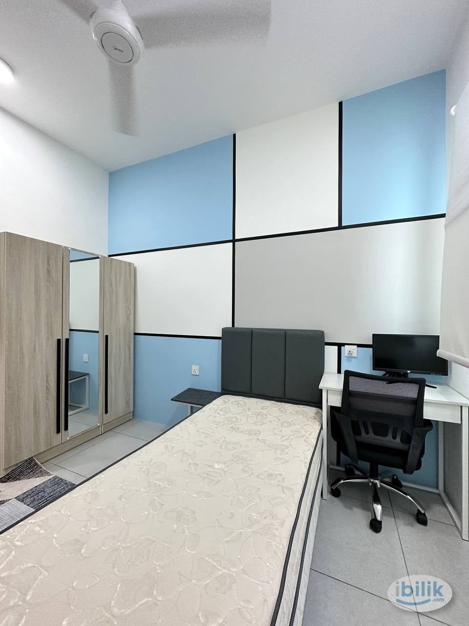 Image 2 of Meritus Residensi｜Seberang Perai｜Fully Furnished Female Single Room for Rent - Room rental in 