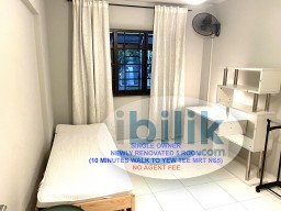 Room Rental in  - ✅ ROOM FOR RENT 5 ROOM HDB ❇️ 10 MINUETS WALK TO YEW TEE MRT NS5 👍NO AGENT FEE! 🇸🇬 👨‍🔧 Single Owner