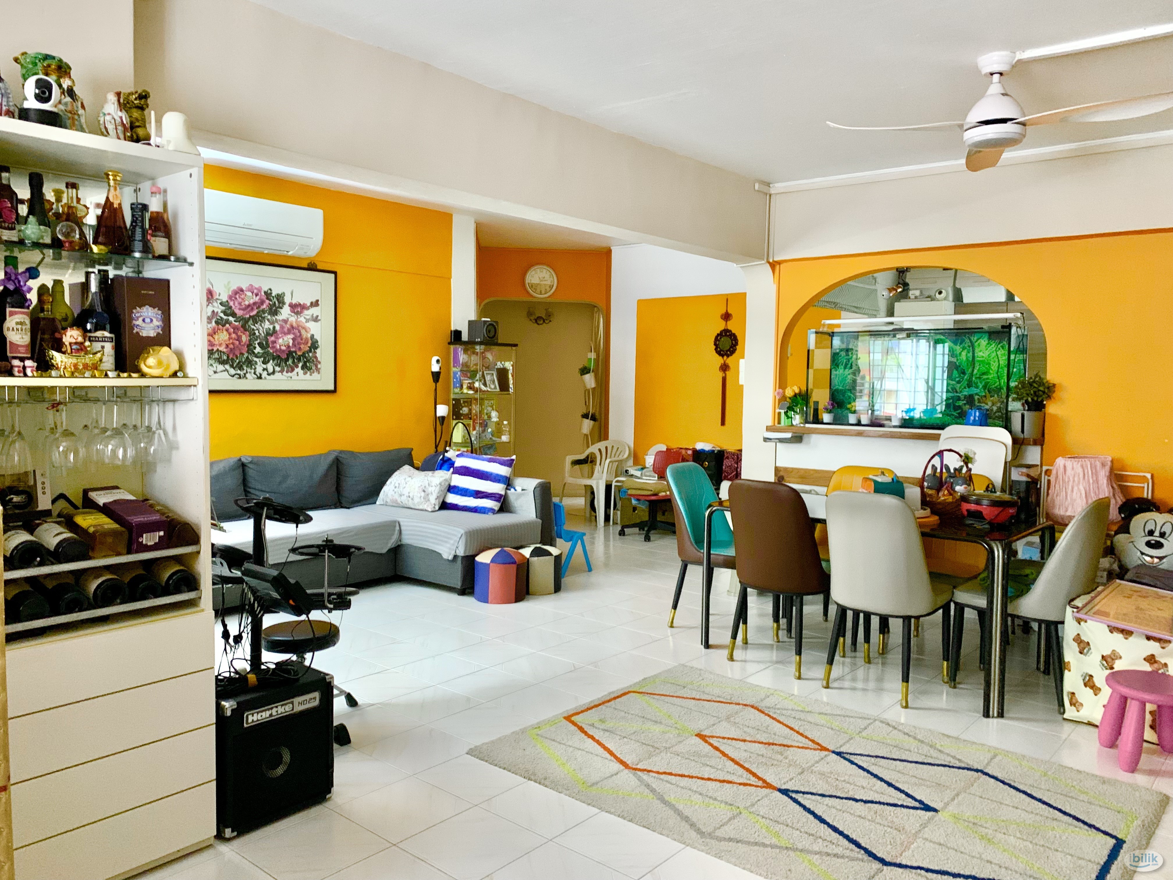 Image 2 of All Females Environment Clean & Spacious Room for Rent Ladies Room Sharing. $500 per pax  All included : Aircond/Utilities/WIFi. JURONG West-Lakeside. - Room rental in 