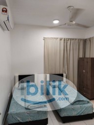 Room Rental in Kuala Lumpur - ONLY prefer Msia Malay FEMALE, Master Room attach a Bathroom at Rafflesia Sentul Condominium, Sentul