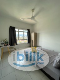 Room Rental in Kuala Lumpur - All Female MIDDLE room for rent sky awani 1 sentul include utilities