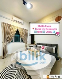 Room Rental in Kuala Lumpur - Razak City Residences | Brand New Middle Room | Fully Furnished