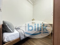 Room Rental in Johor - 💗Taman Abad Fully Furnished Single Aircon Room for Rent💗