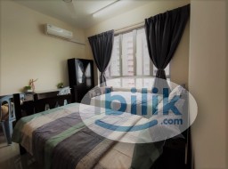 Room Rental in Kuala Lumpur - Master room w/bathroom for FEMALE at PV21 Setapak. Free wifi. Near Colombia Hospital/PV128/PV15/PV16/Sentul/TARUMT/UNIKL/HKL/DUKE/KLCC