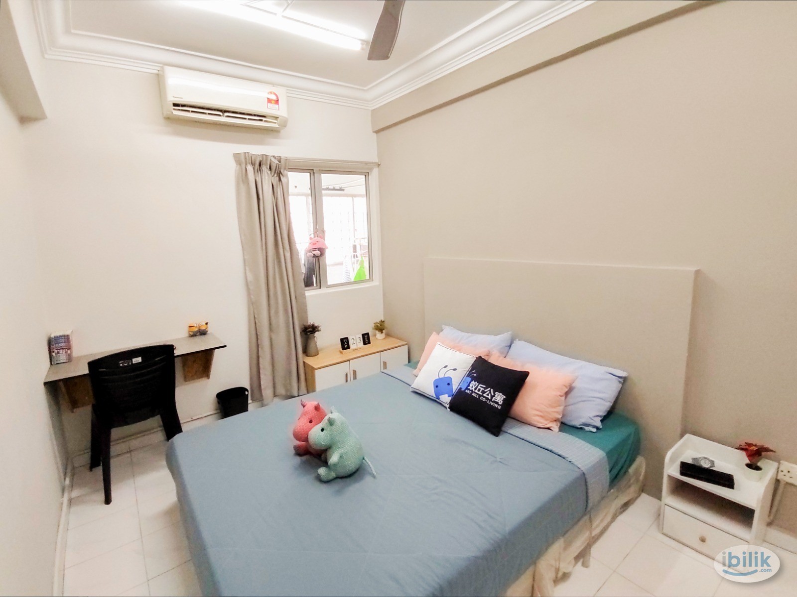 Image 2 of Medium Room with Aircond @ Ara Damansara ，5 Min Walk To LRT,Near to Grocery shop,Mall, Subang Airport - Room rental in 