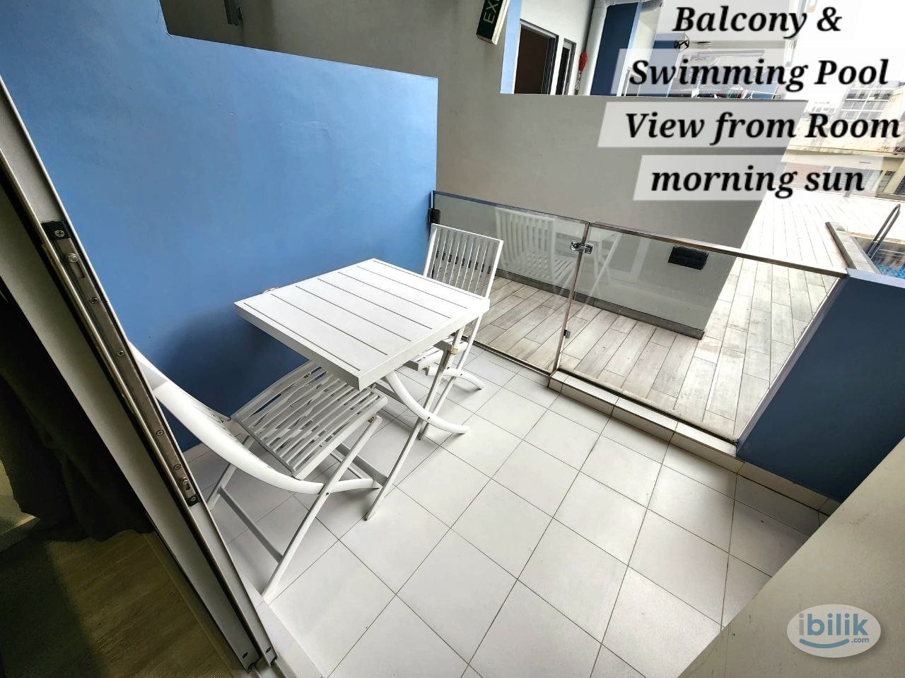 Image 2 of Master Room with on-suite Bathroom & Balcony @ Geylang Condo - Room rental in 