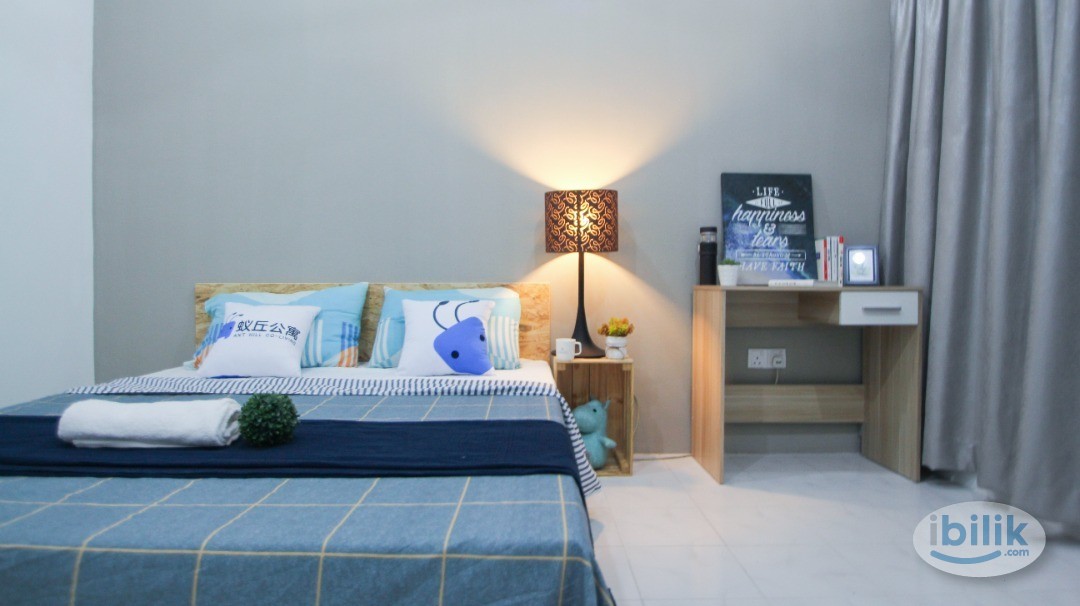 Image 1 of Fully Furnished 🤩Including Car park🚗 and Utilities ⭐ Middle Queenbedroom with AC located in Taman Aman, Petaling Jaya - Room rental in 