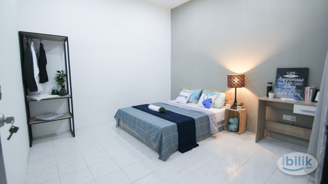 Image 2 of Fully Furnished 🤩Including Car park🚗 and Utilities ⭐ Middle Queenbedroom with AC located in Taman Aman, Petaling Jaya - Room rental in 