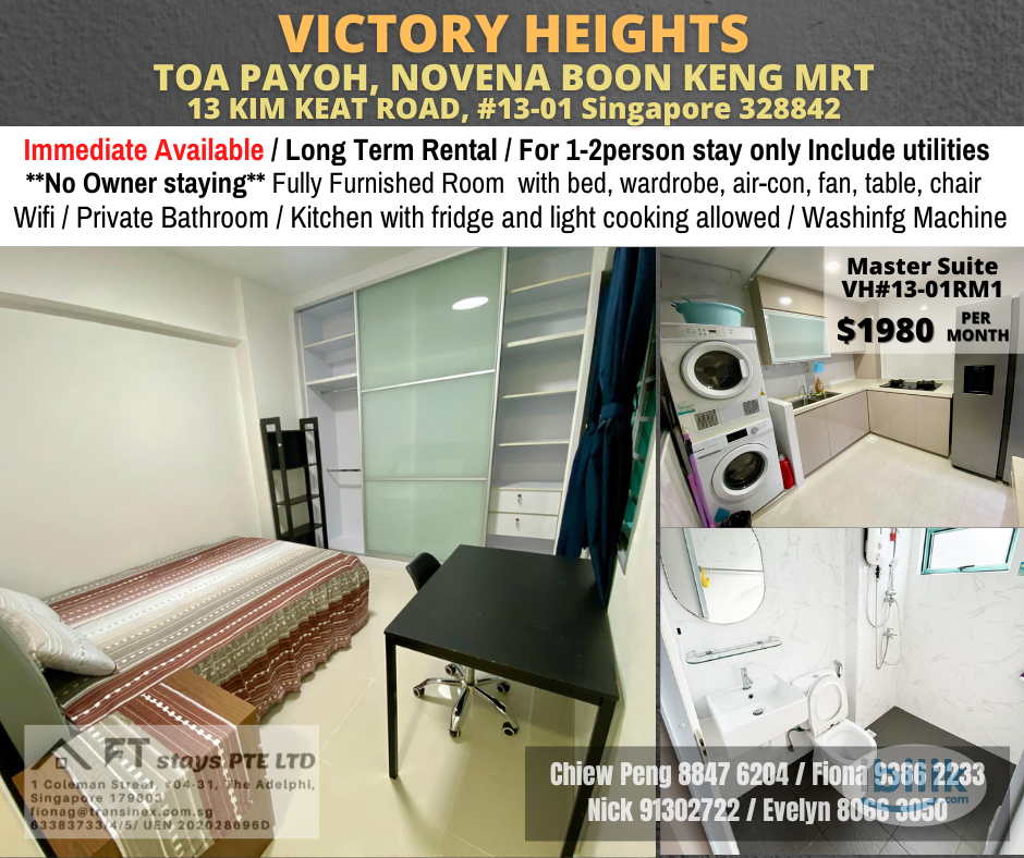 Image 5 of Master Room at Victory Heights, Balestier - Room rental in 
