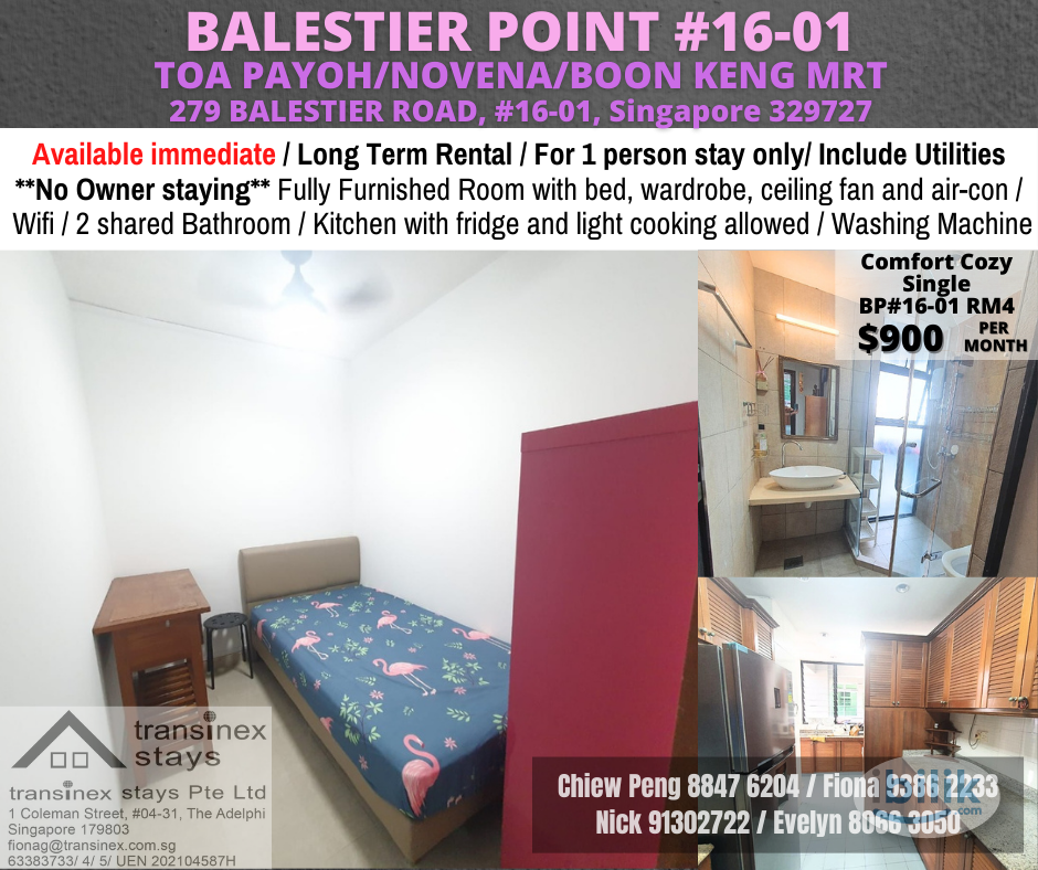 Image 1 of Single Room at Balestier, Singapore - Room rental in 