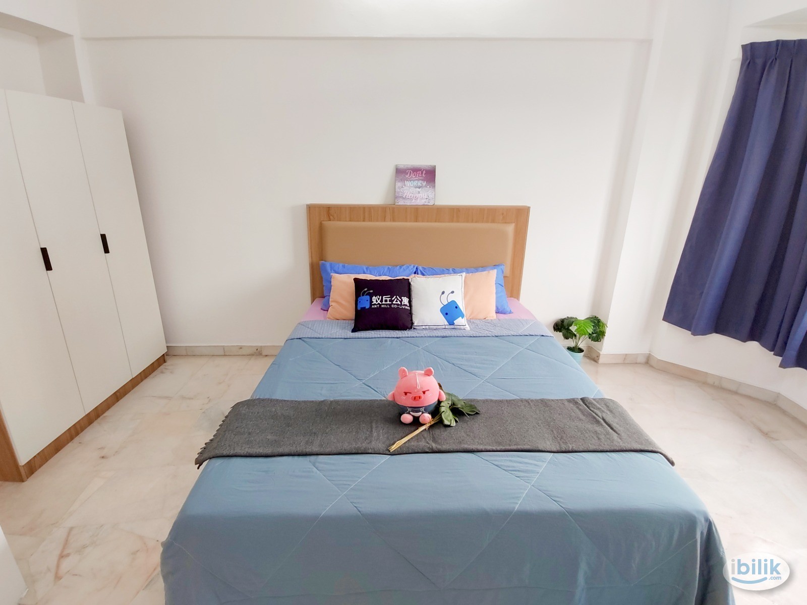 Image 3 of Queen Bed Medium Room with A/C & Window @ Taman Desa,, Cheras Near LRT ,, Midvalley - Room rental in 