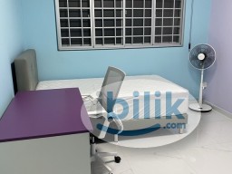 Room Rental in Selangor - ⭕ Fully Furnished Single Room 👣 Affordable & Stylish at Taman Universiti Indah, Seri Kembangan