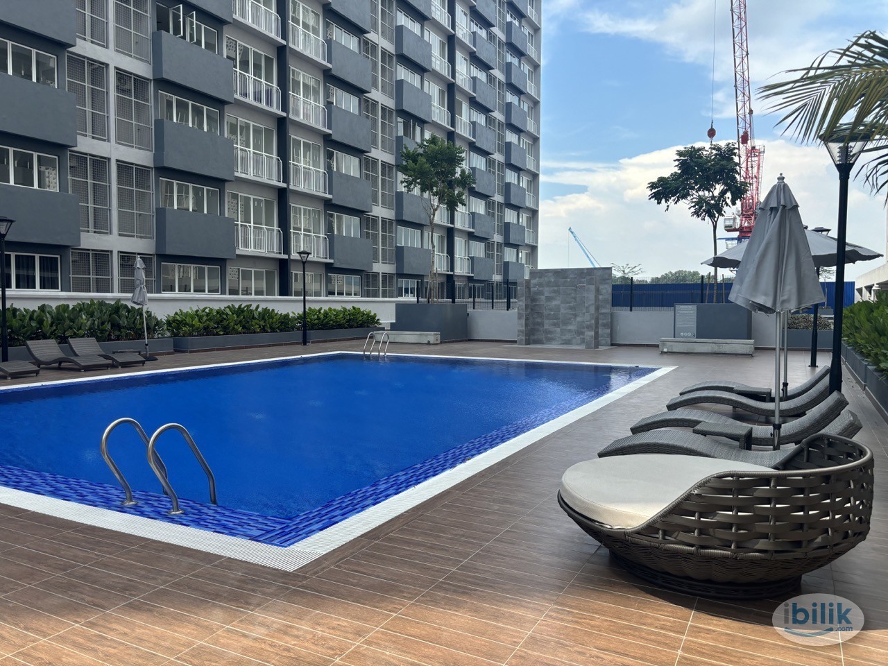 Image 4 of Room attached PRIVATE BATHROOM‼️NEAR HELP UNI✅Premium ⭐️ Master Room Fully Furnished @ NEW Aircond Wardrobe Table Chair Mattress - Room rental in 