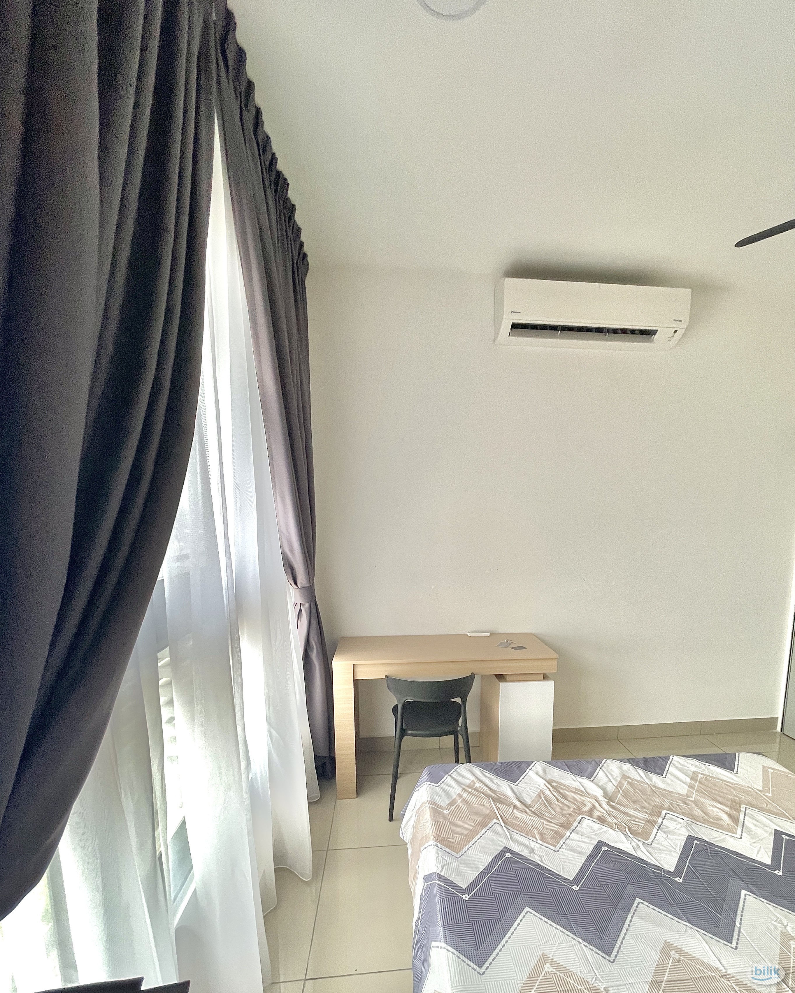 Image 3 of 5 MINS WALK TO MRT/LRT MALURI🚇Middle Room, at M Vertica KL City Residences, Cheras - Room rental in 