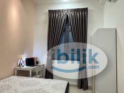 Room Rental in Selangor - ‼️NEW CONDO NEAR Verando Residence, Petaling Jaya ✅Premium ⭐️ Medium Room Fully Furnished @ NEW 10” Mattress Aircond Wardrobe Table Chair