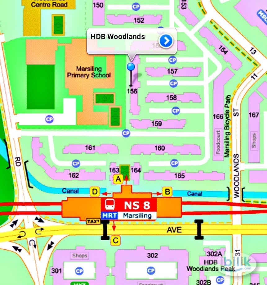 Image 3 of ROOM SHARE - Common Bedroom @ Blk 156 Woodlands St 13 (Marsiling MRT) - Room rental in 