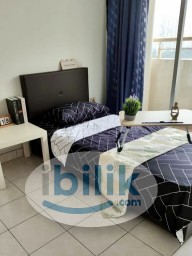 Room Rental in Petaling Jaya - (NEW) 💁🏻‍♂️MALE Balcony Aircond Single Room w Wifi, Utilities at Flora Damansara, Damansara Perdana dekat Mall dekat Highway