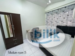 Room Rental in Malaysia - Middle Room with private toilet at Damai, KK (walking distance to HQE2/KPJ)