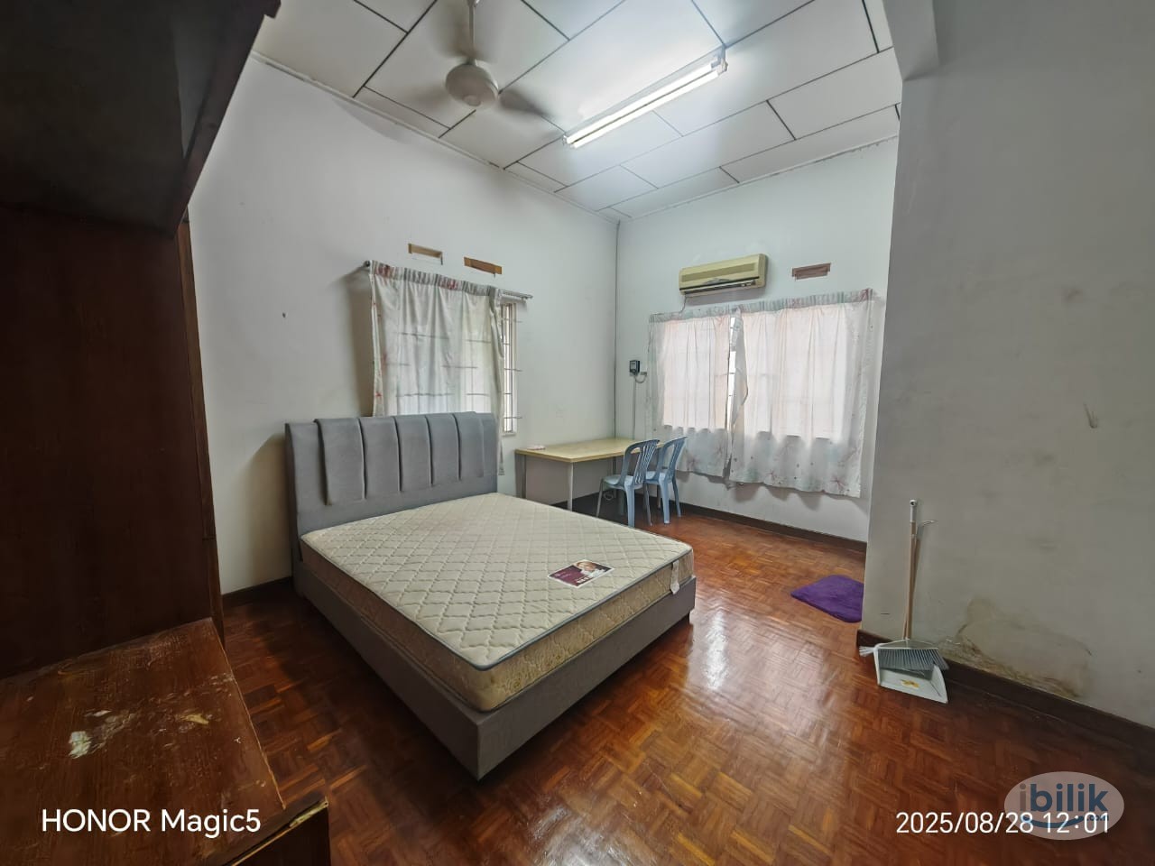 Image 1 of Large fully furnish double room for single occupancy with attached bathroom near GH Melaka, Batu Berendam Ind, Melaka Central, OUM and Gen Post office - Room rental in 