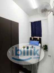 Room Rental in Petaling Jaya - 【𝐒𝐢𝐧𝐠𝐥𝐞 𝐑𝐨𝐨𝐦 𝐎𝐧𝐥𝐲 𝐅𝐚𝐧】𝟖 𝐌𝐢𝐧𝐬 𝐰𝐚𝐥𝐤 𝐭𝐨 𝐌𝐑𝐓📍 𝐊𝐃 𝐑𝐨𝐨𝐦 𝐅𝐮𝐥𝐥𝐲 𝐅𝐮𝐫𝐧𝐢𝐬𝐡𝐞𝐝🥰