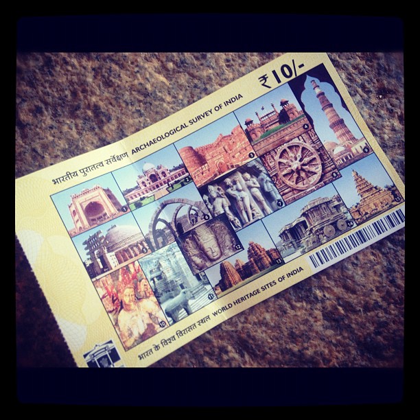 The ticket that started the GoUNESCO Challenge