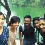 Interacting with tourists at Hauz Khas