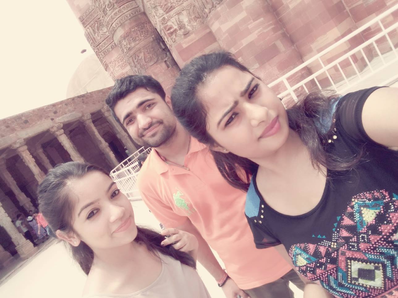 Visiting qutub minar