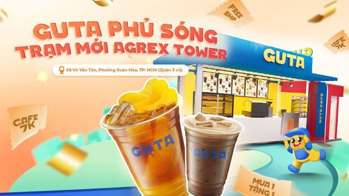 Guta Cafe dựng trạm sạc năng lượng tại Agrex Tower