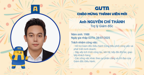 CHÀO MỪNG THÀNH VIÊN MỚI - ANH NGUYỄN CHÍ THÀNH