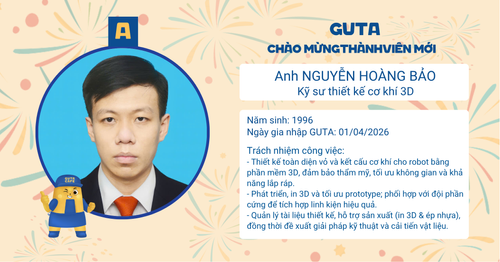 CHÀO MỪNG THÀNH VIÊN MỚI - ANH NGUYỄN HOÀNG BẢO