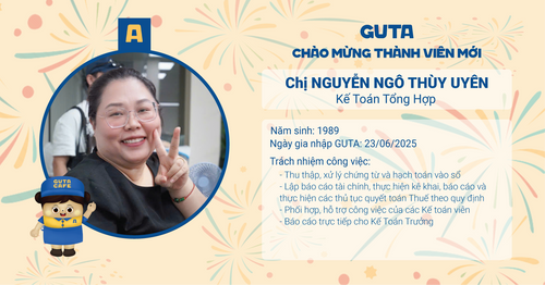 CHÀO MỪNG THÀNH VIÊN MỚI - CHỊ NGUYỄN NGÔ THÙY UYÊN