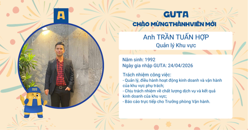CHÀO MỪNG THÀNH VIÊN MỚI - ANH TRẦN TUẤN HỢP