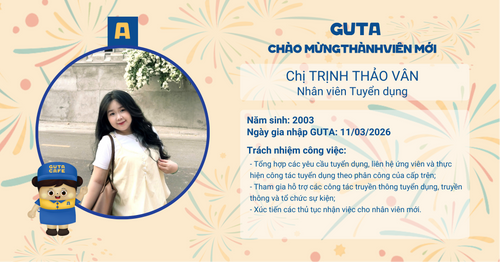 CHÀO MỪNG THÀNH VIÊN MỚI - CHỊ TRỊNH THẢO VÂN