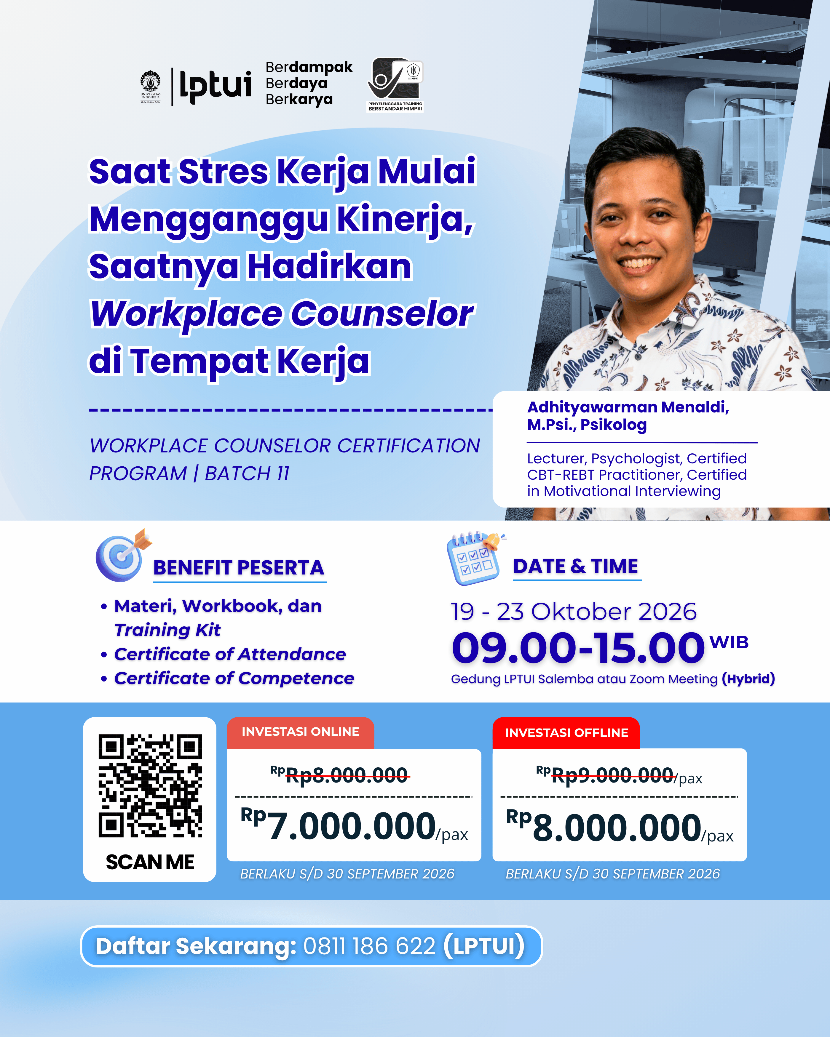 Workplace Counselor Certification Program Batch 11