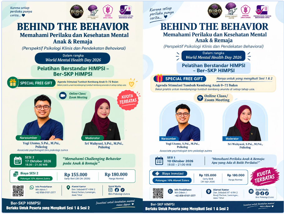Behind the Behavior (Memahami Perlaku dan Kesehatan Mental Anak & Remaja)