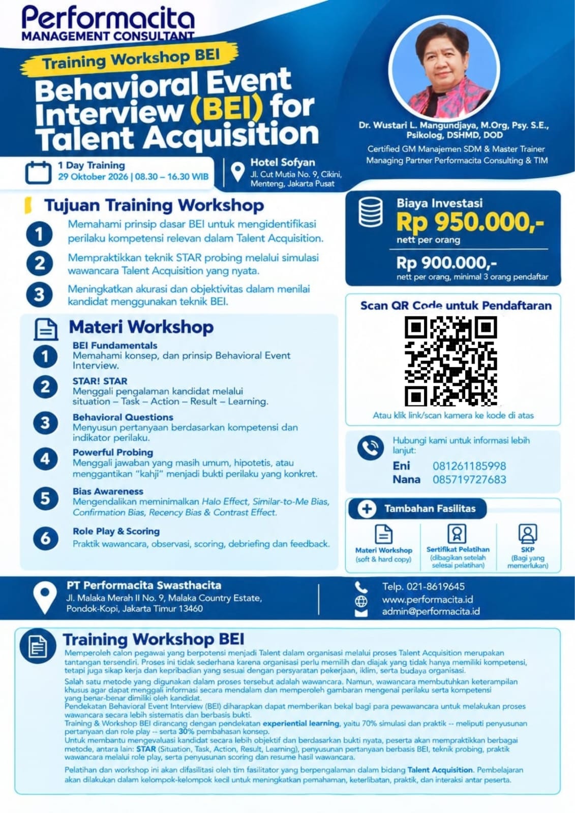 Workshop Behavioral Event Interview (BEI)