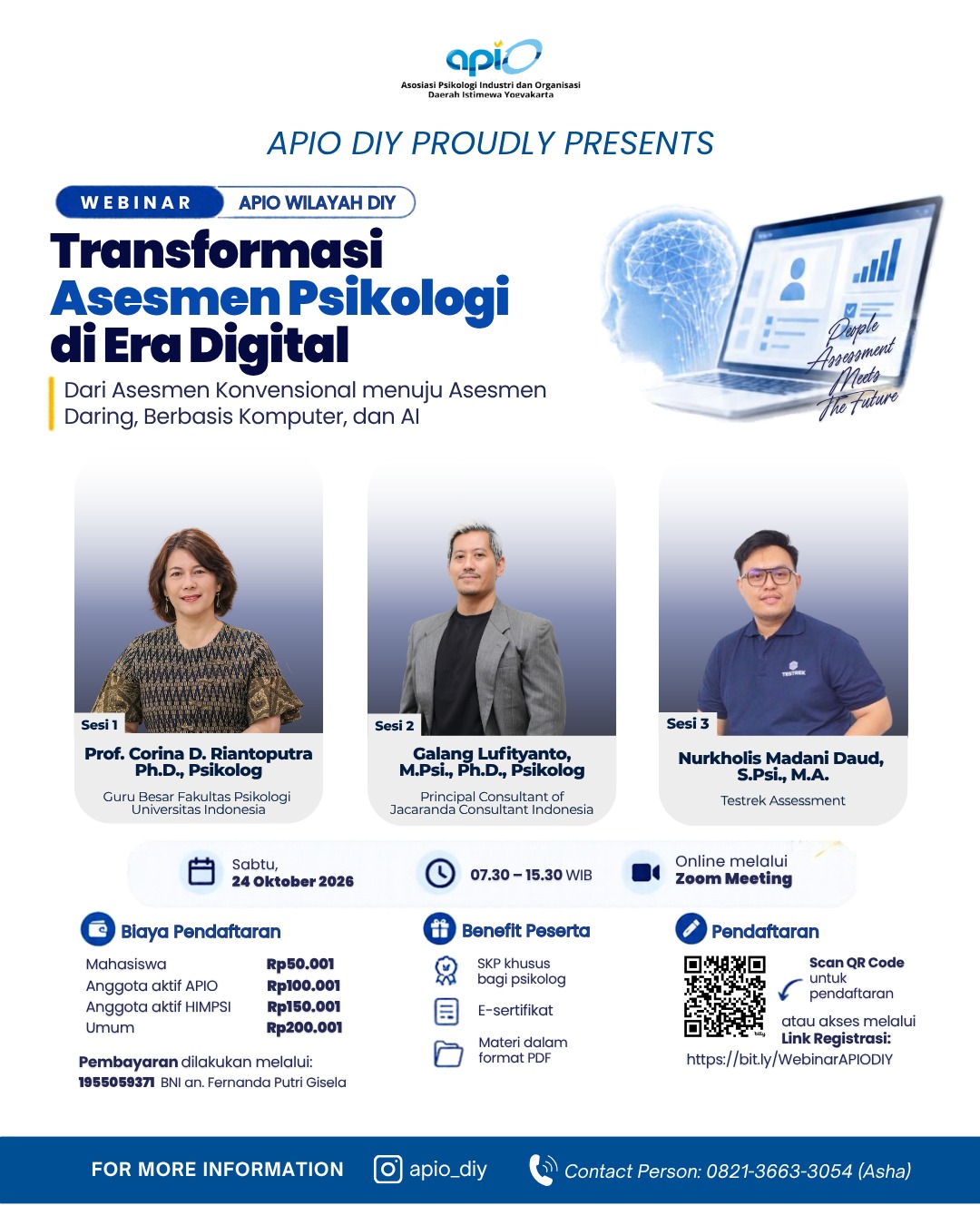 Transformasi Asesmen Psikologi di Era Digital: Dari Asesmen Konvensional menuju Asesmen Daring, Berbasis Komputer, dan AI