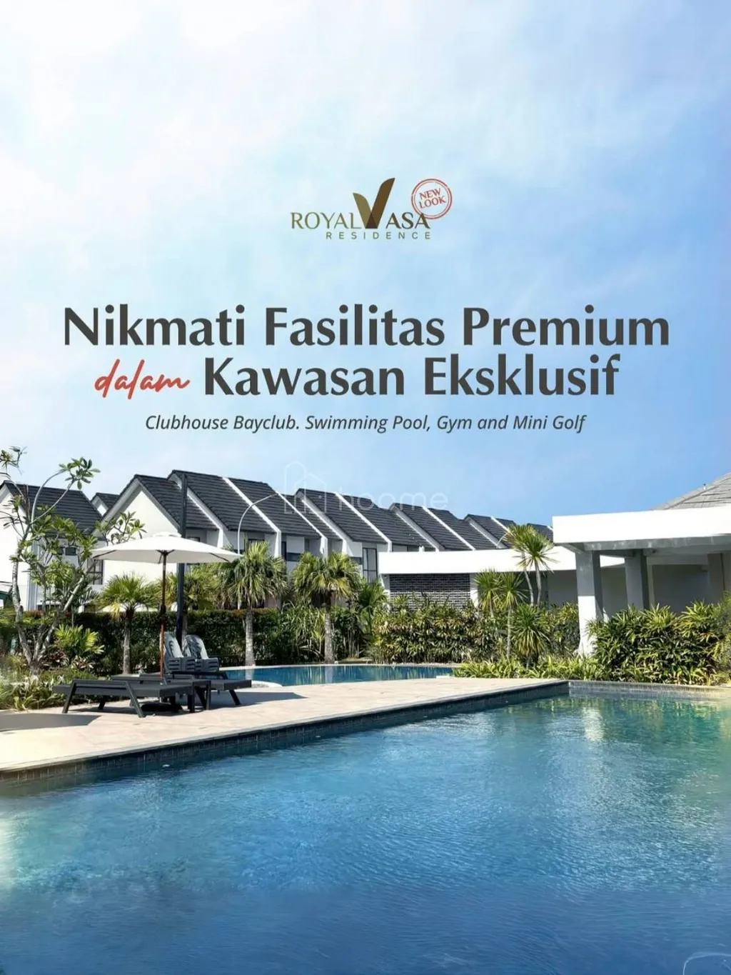 Dijual Rumah 2KT 2KM 69m² di Royal Vasa, Stb 2025
