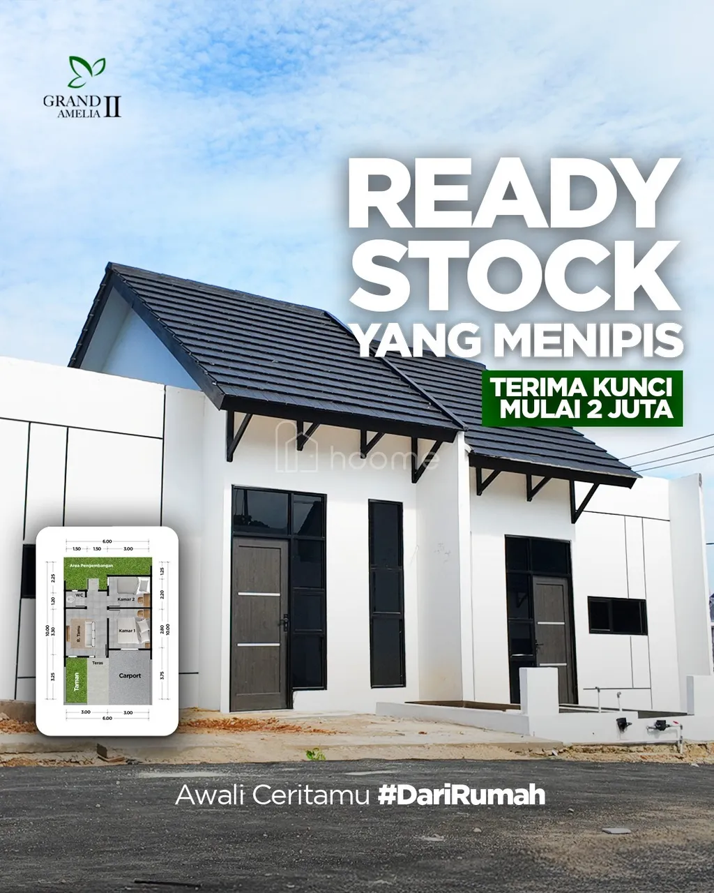 Perumahan Grand Amelia Tahap 2 – Promo Uang Muka 2 Juta All In