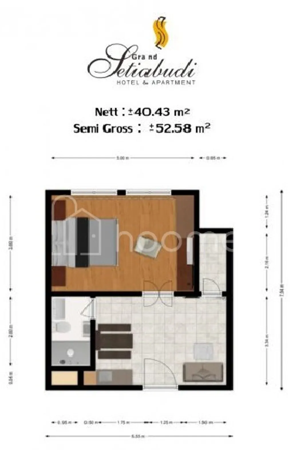 JUAL Unit Apartment Grand Setiabudi Akses Tol Pasteur