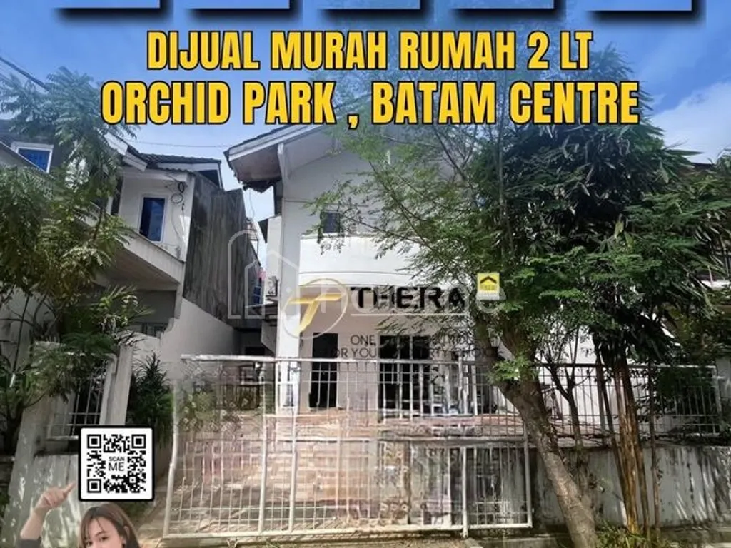Dijual murah rumah 2 lantai di orchid park batam centre
