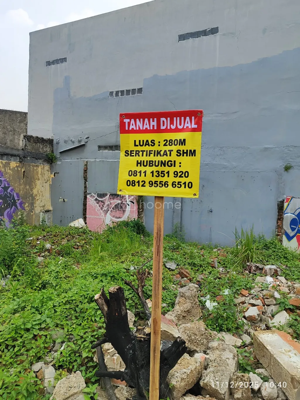 DIJUAL TANAH DAERAH PINANG, KUNCIRAN INDAH, TANGERANG KOTA (PERUMAHAN KUNCIRAN MAS PERMAI)