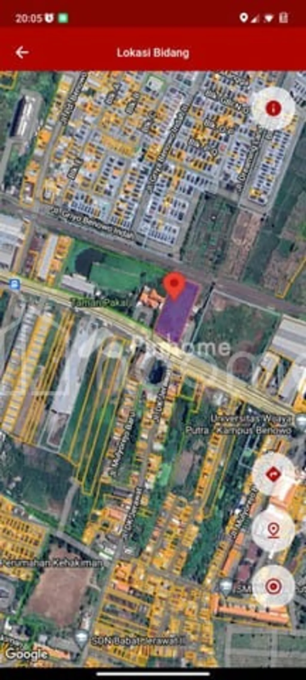 TANAH KOMERSIAL NOL BABAT JERAWAT 3674m²